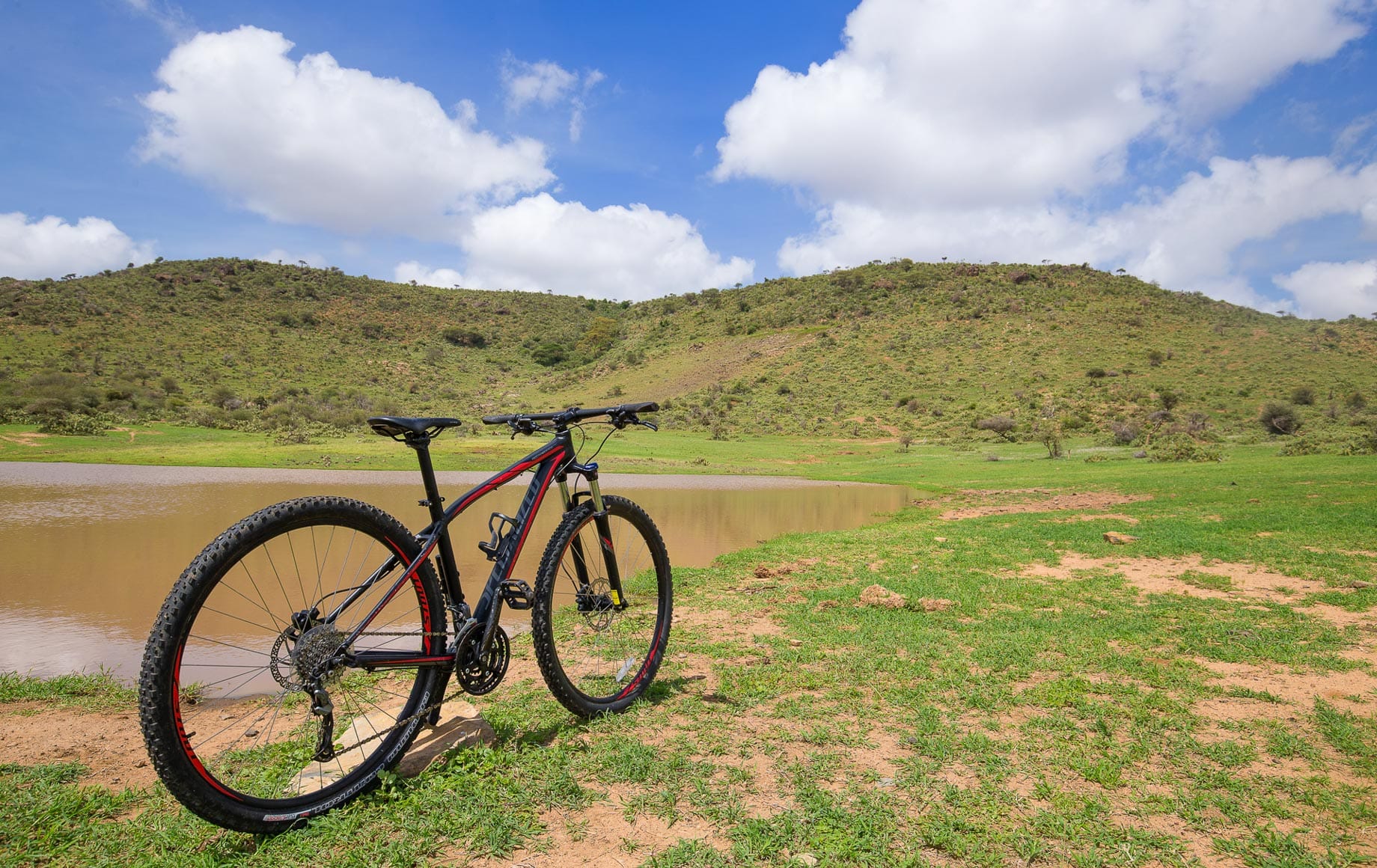 Bike riding in Laikipia Plateau