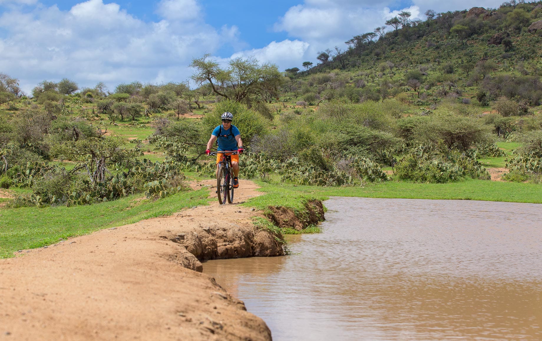 Bike riding in Serene Laikipia Plateau