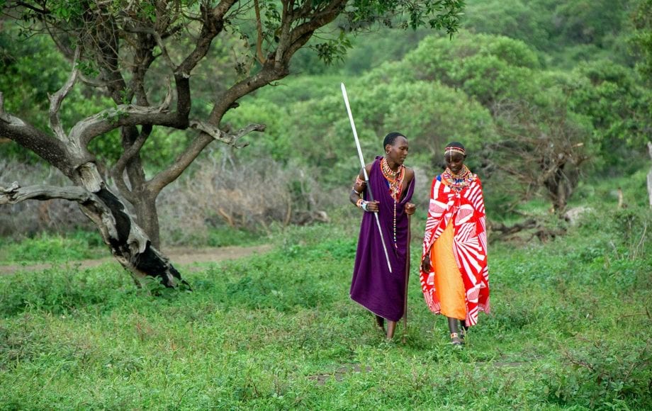 Maasai Walking