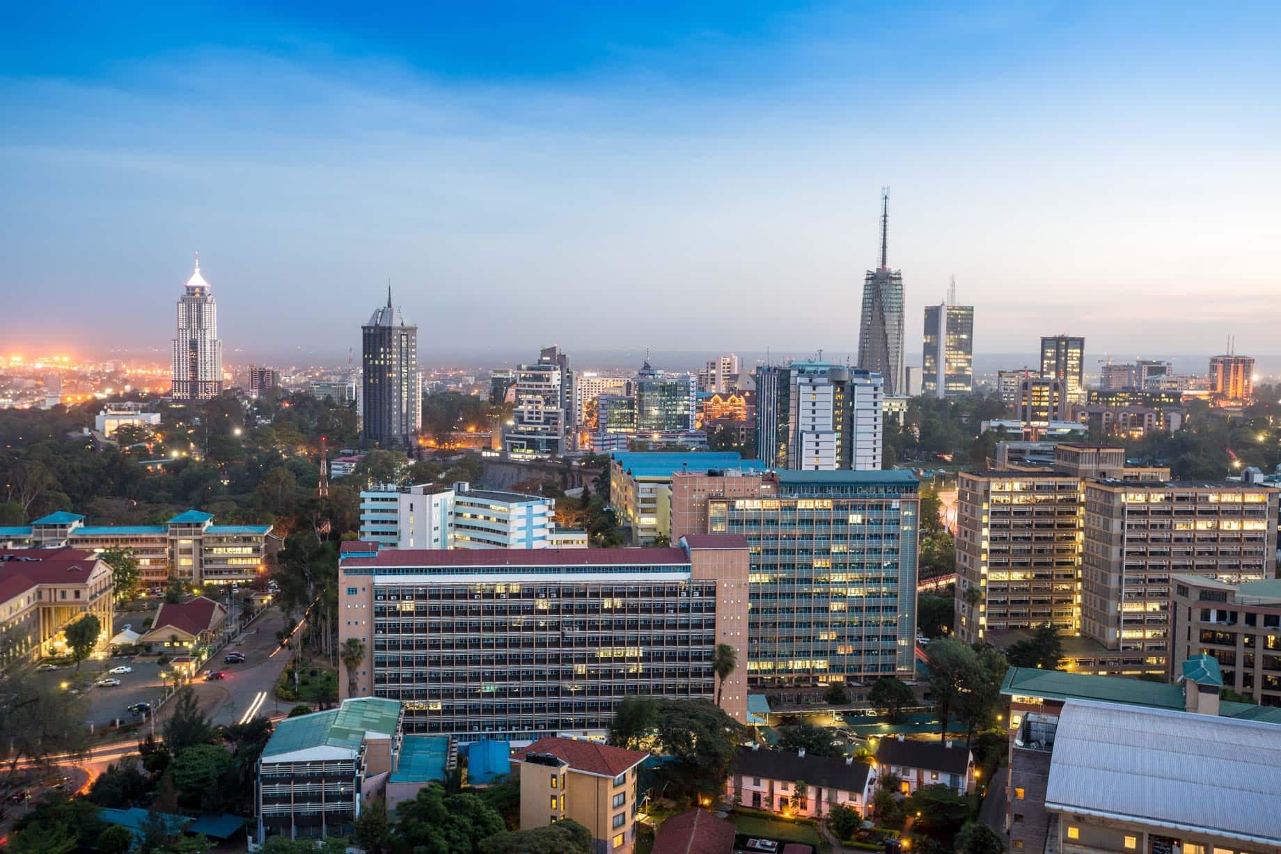 Beautiful Nairobi Skyline