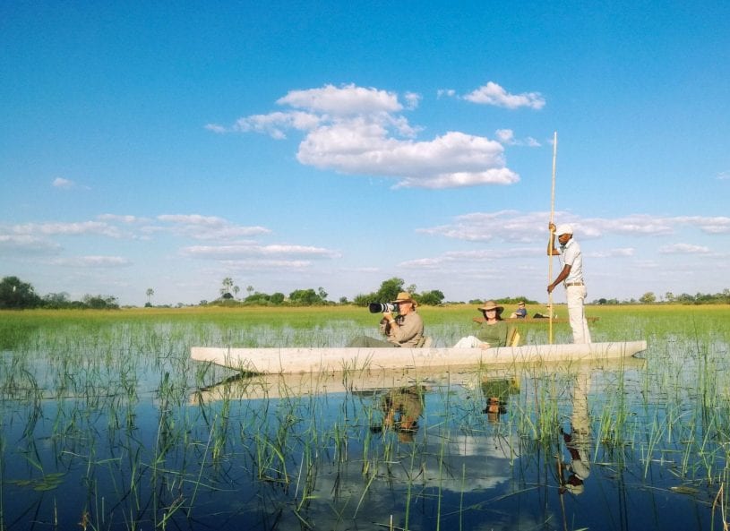 Okavango delta boat tour