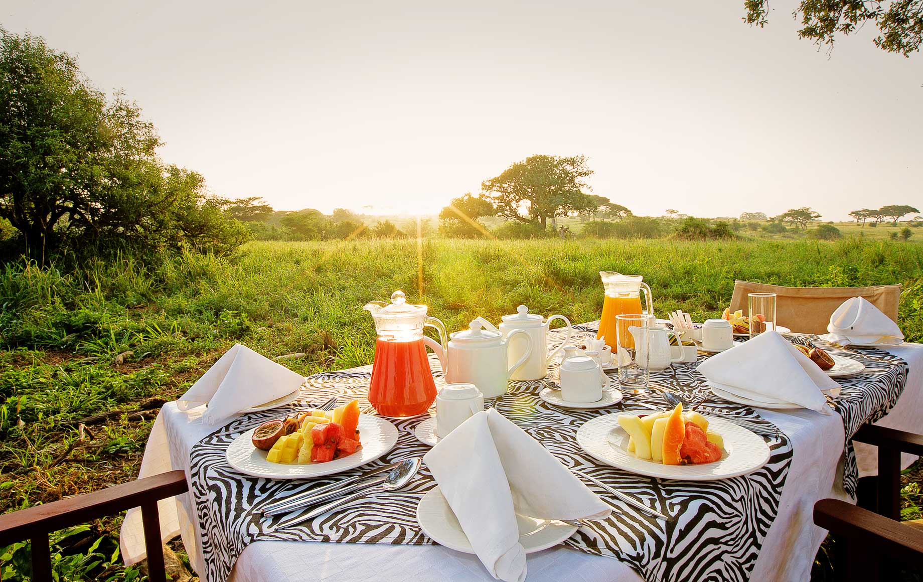 Foos Served at Tarangire Sopa Lodge