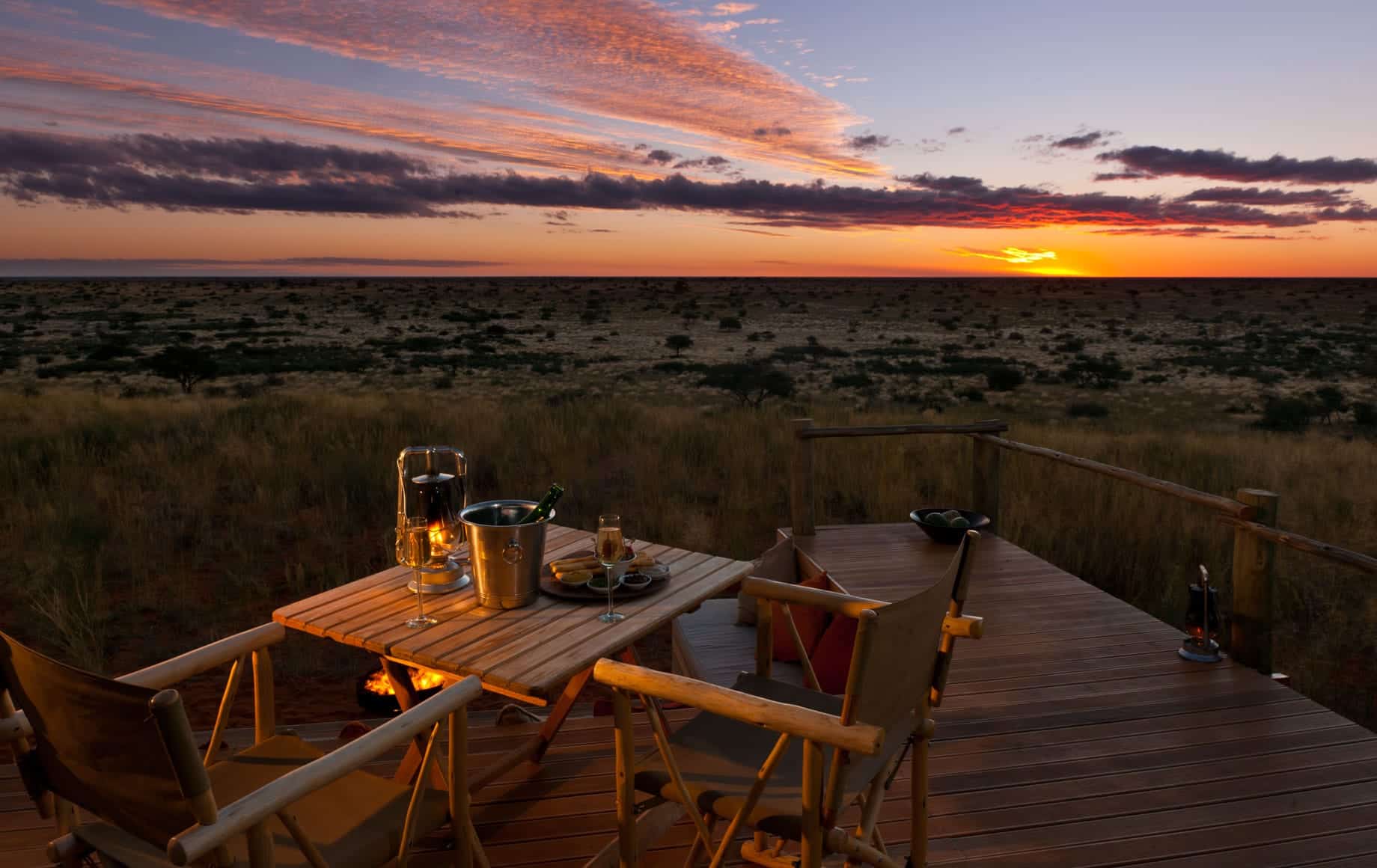 Tswalu Kalahari Reserve Evening View