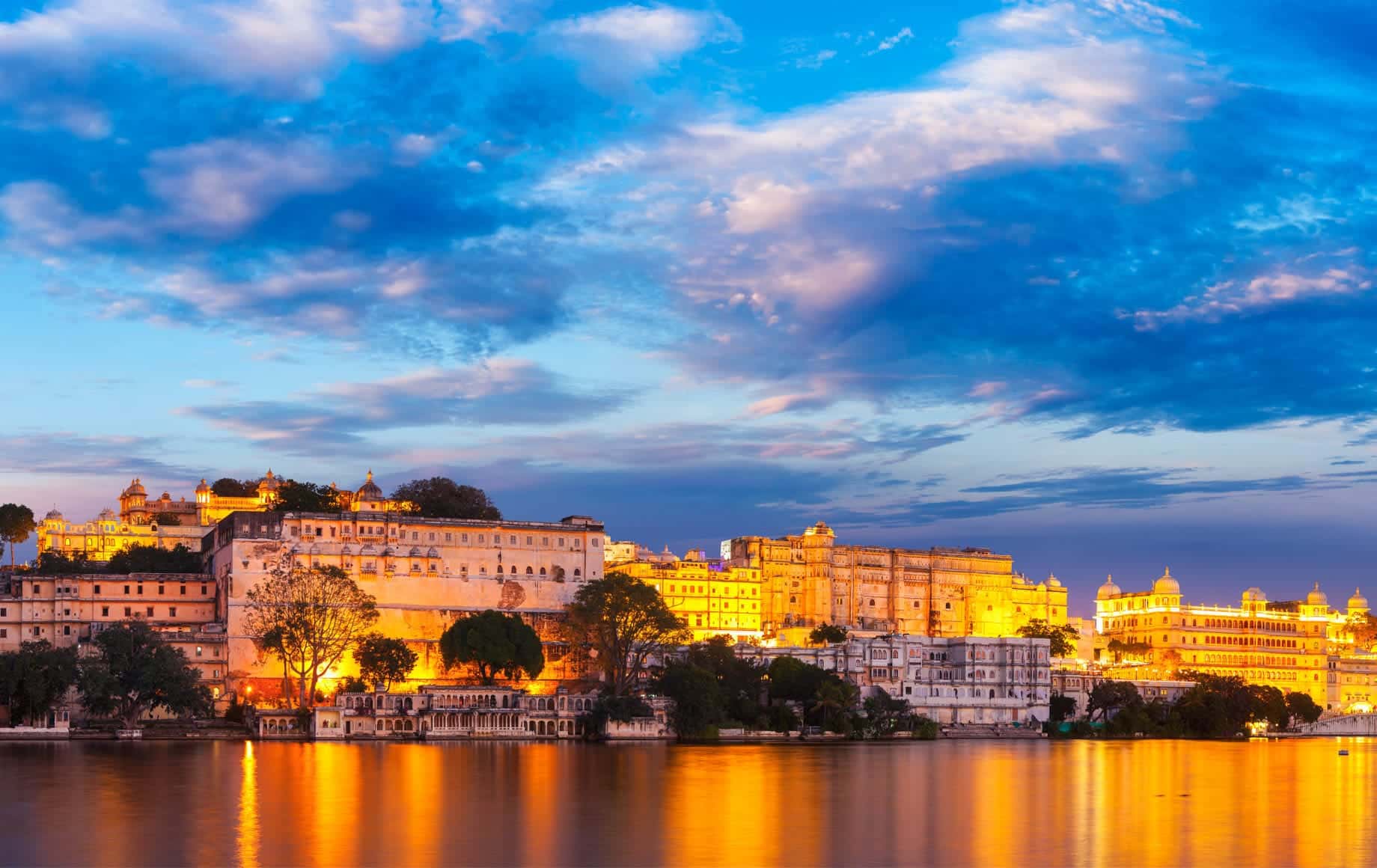 Evening Lake View of Udaipur