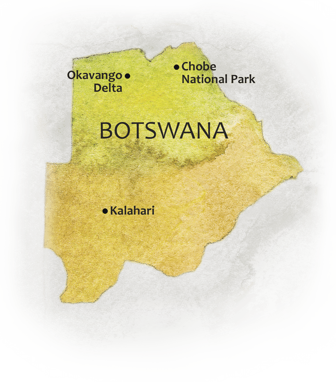 Botswana Map