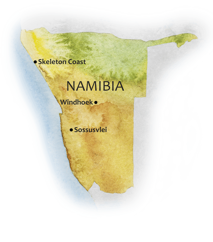 Nambia Map
