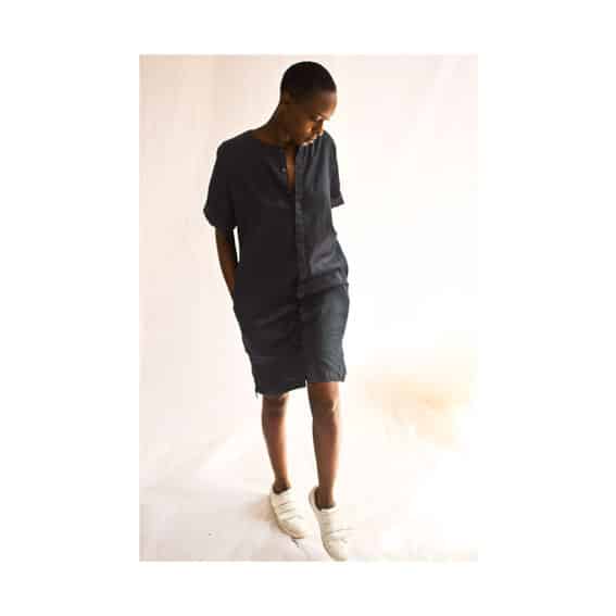 katungulu mwendwa knee length grey dress