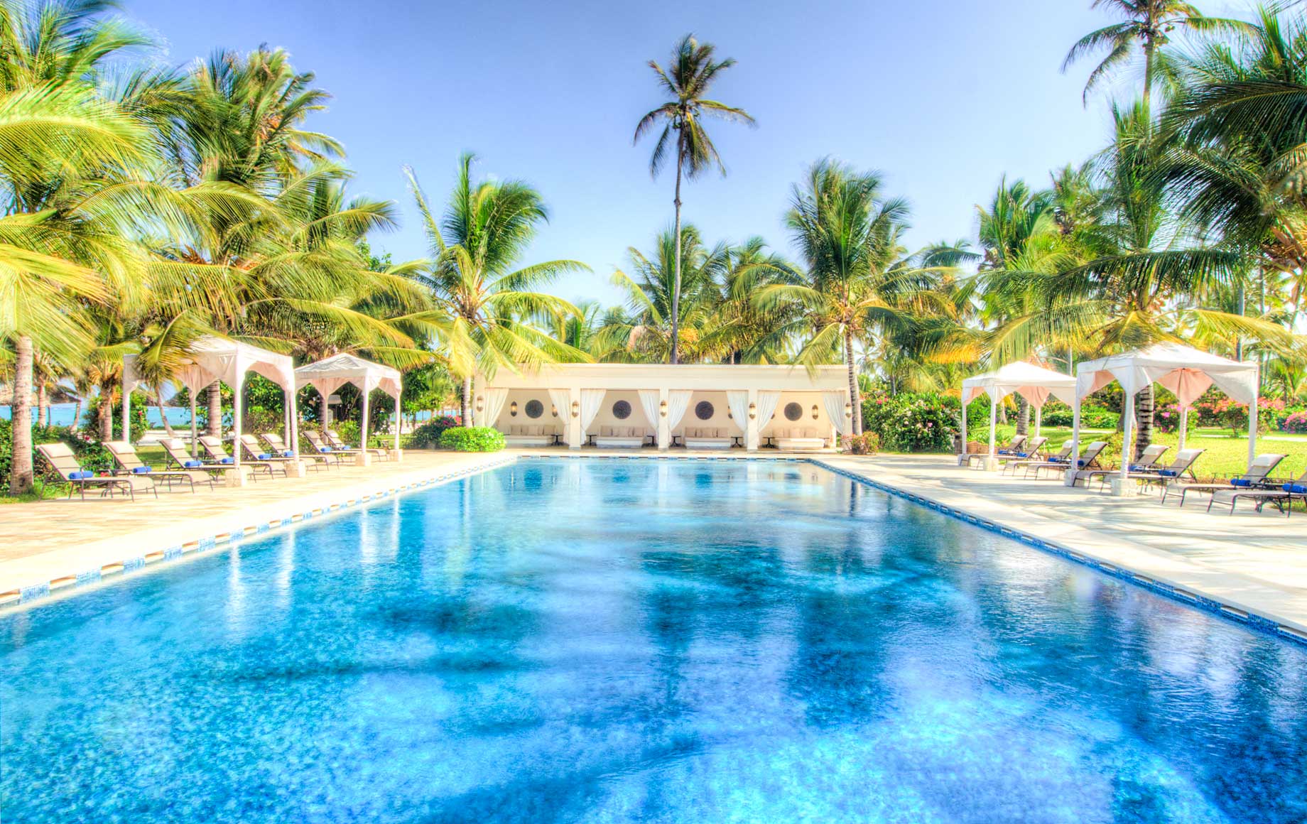 Outdoor pool area of Baraza Resort & Spa