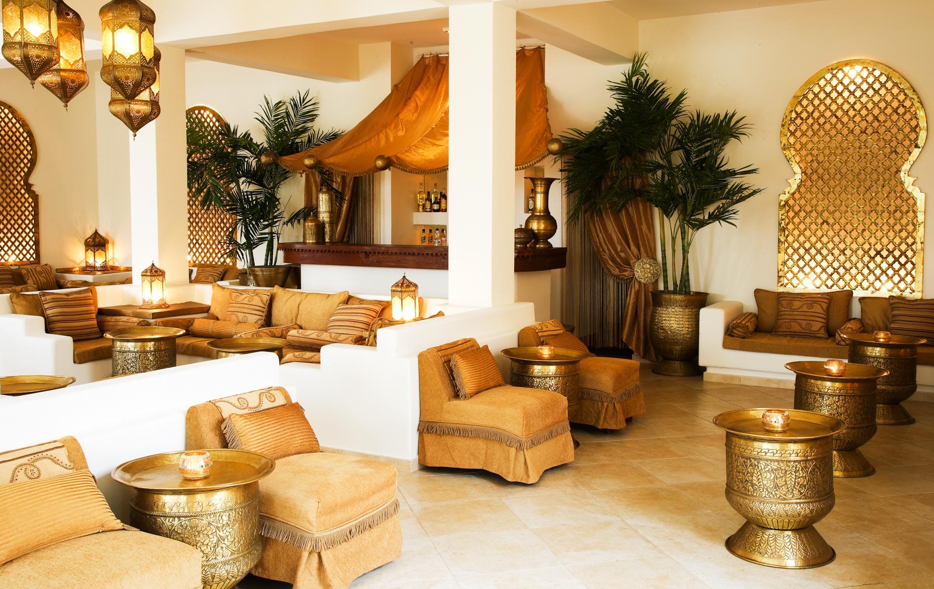 The interior of the Baraza Resort and Spa