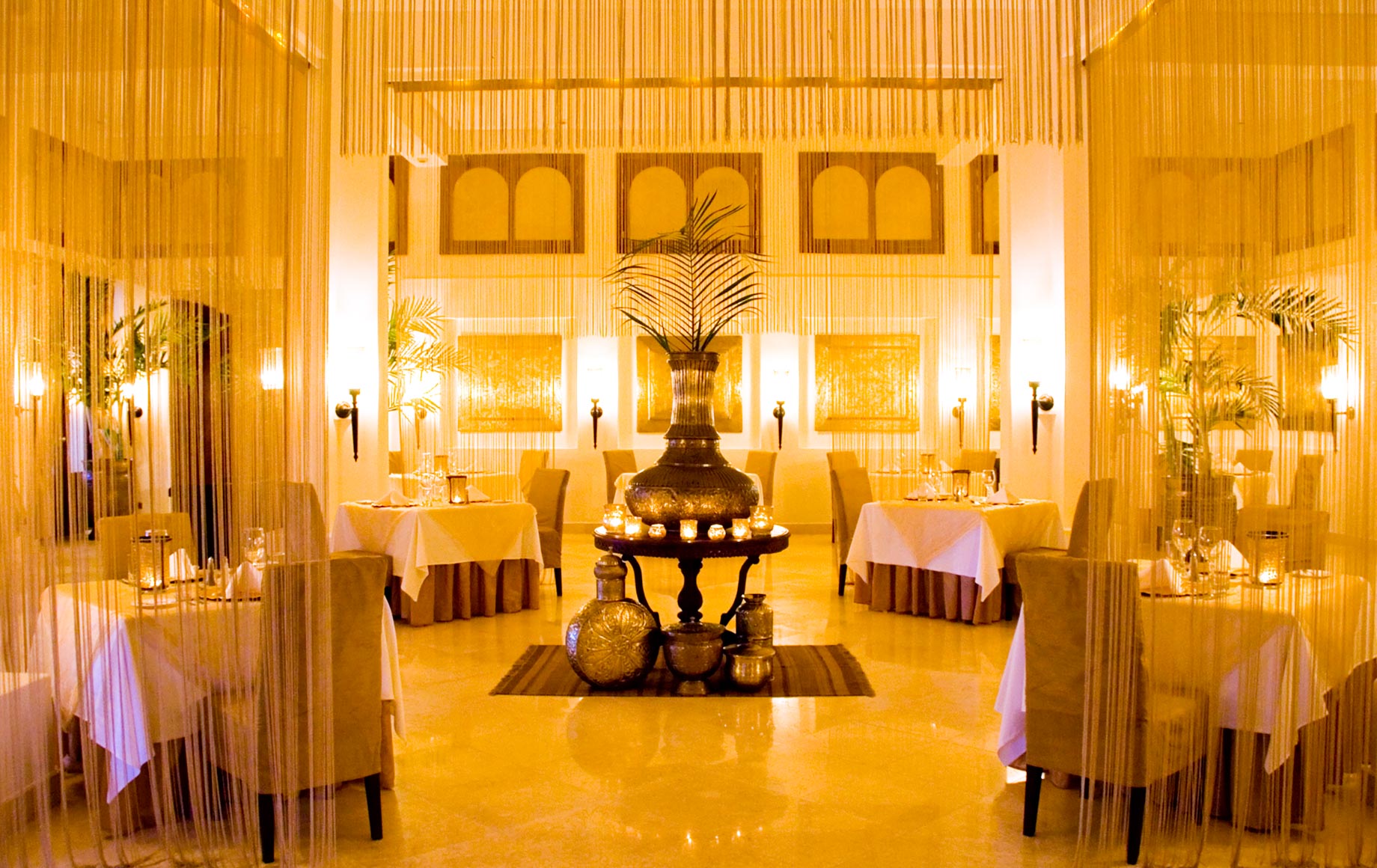 Interior dining area of Baraza Resort & Spa