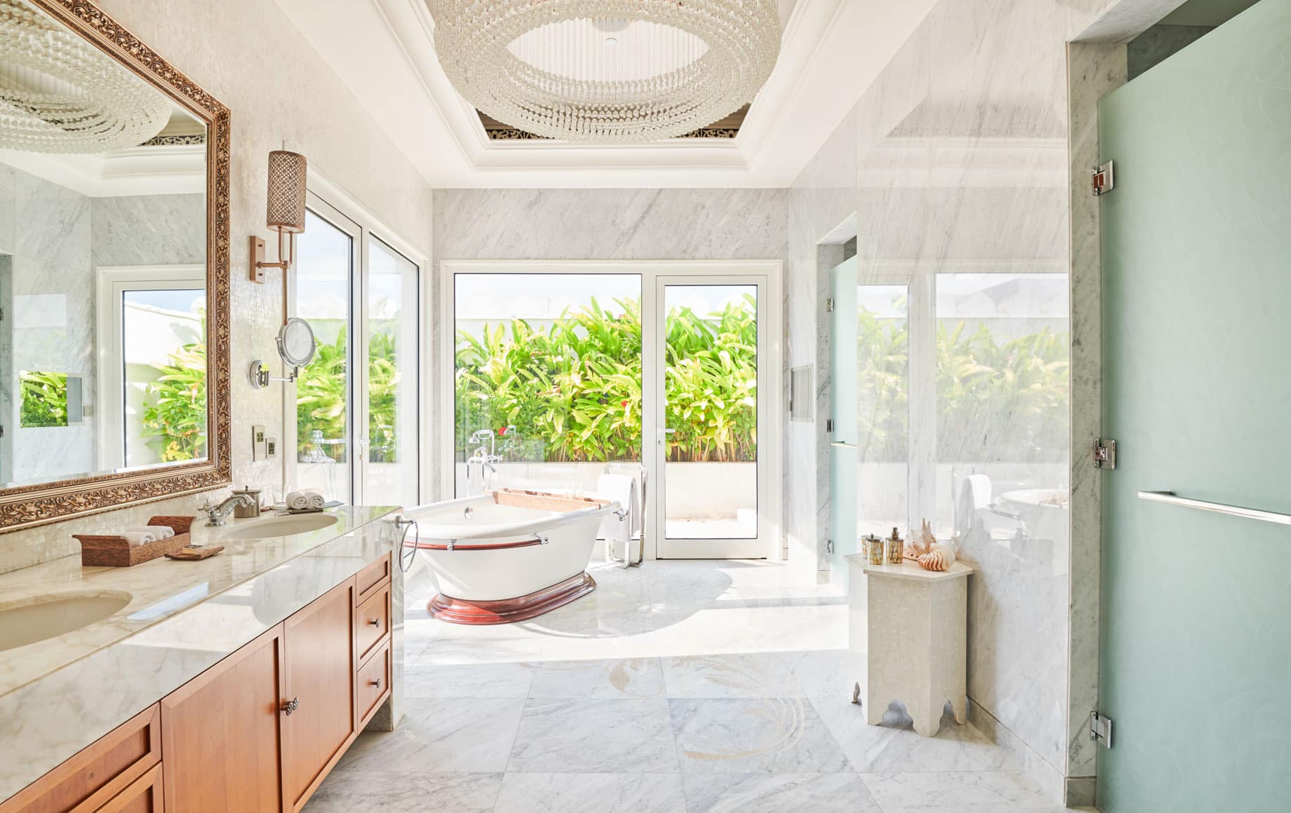 Interior of bathroom at Park Hyatt, Zanzibar