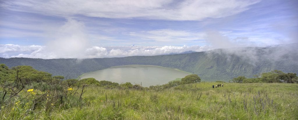 the ngorongoro crater in Tanzania