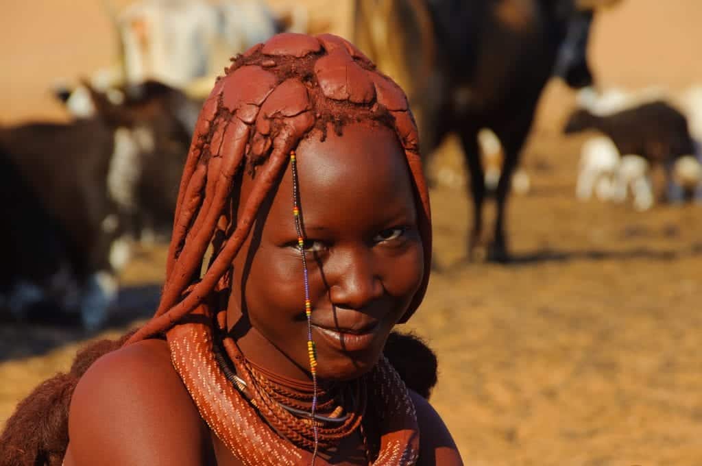 himba woman in namibia