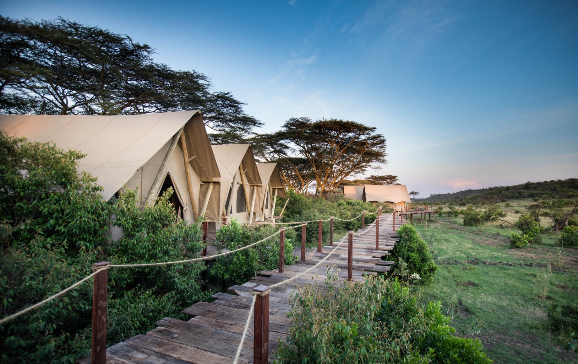 a row of rooms at Mara Nyika