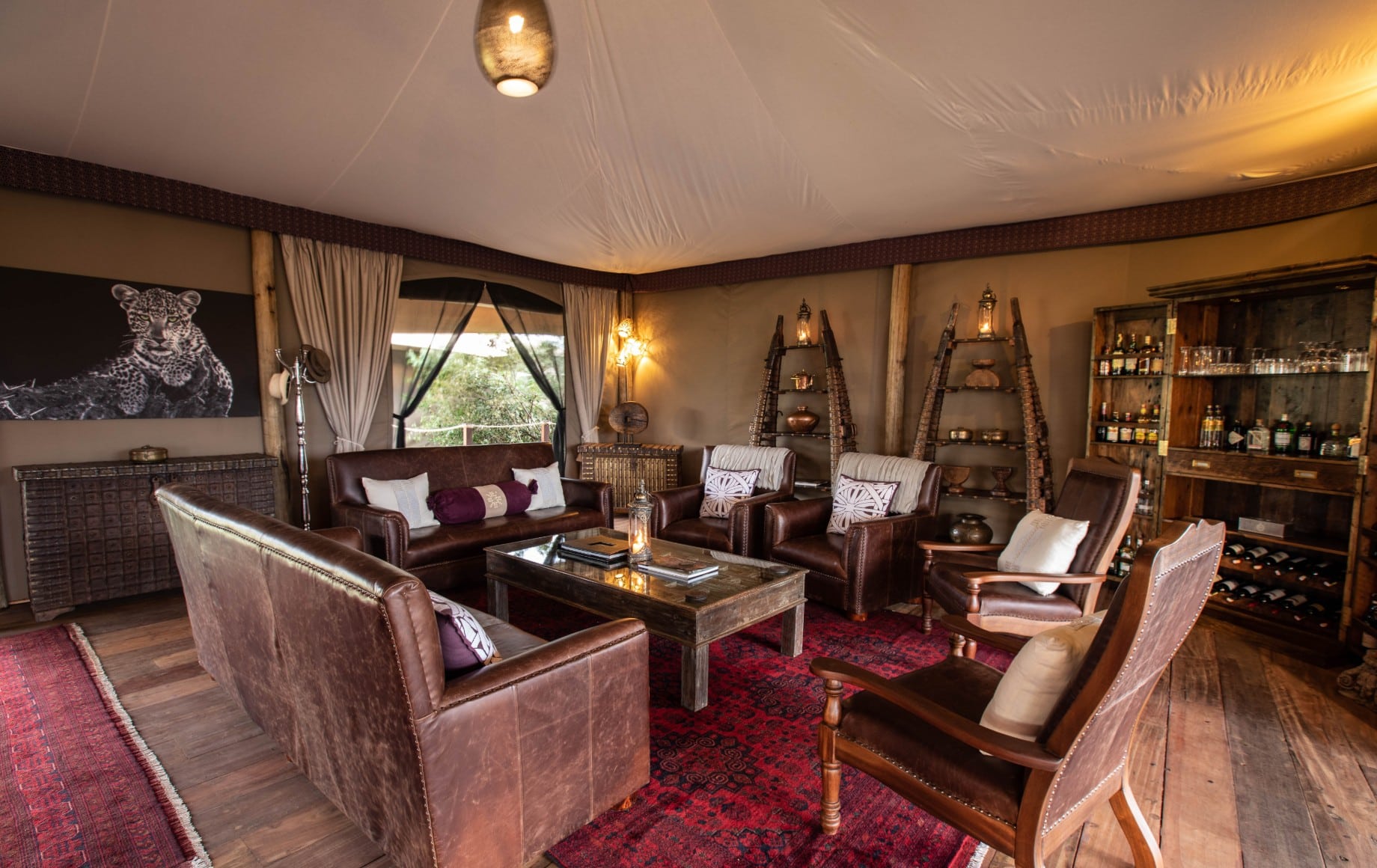 a lounge at Mara Nyika